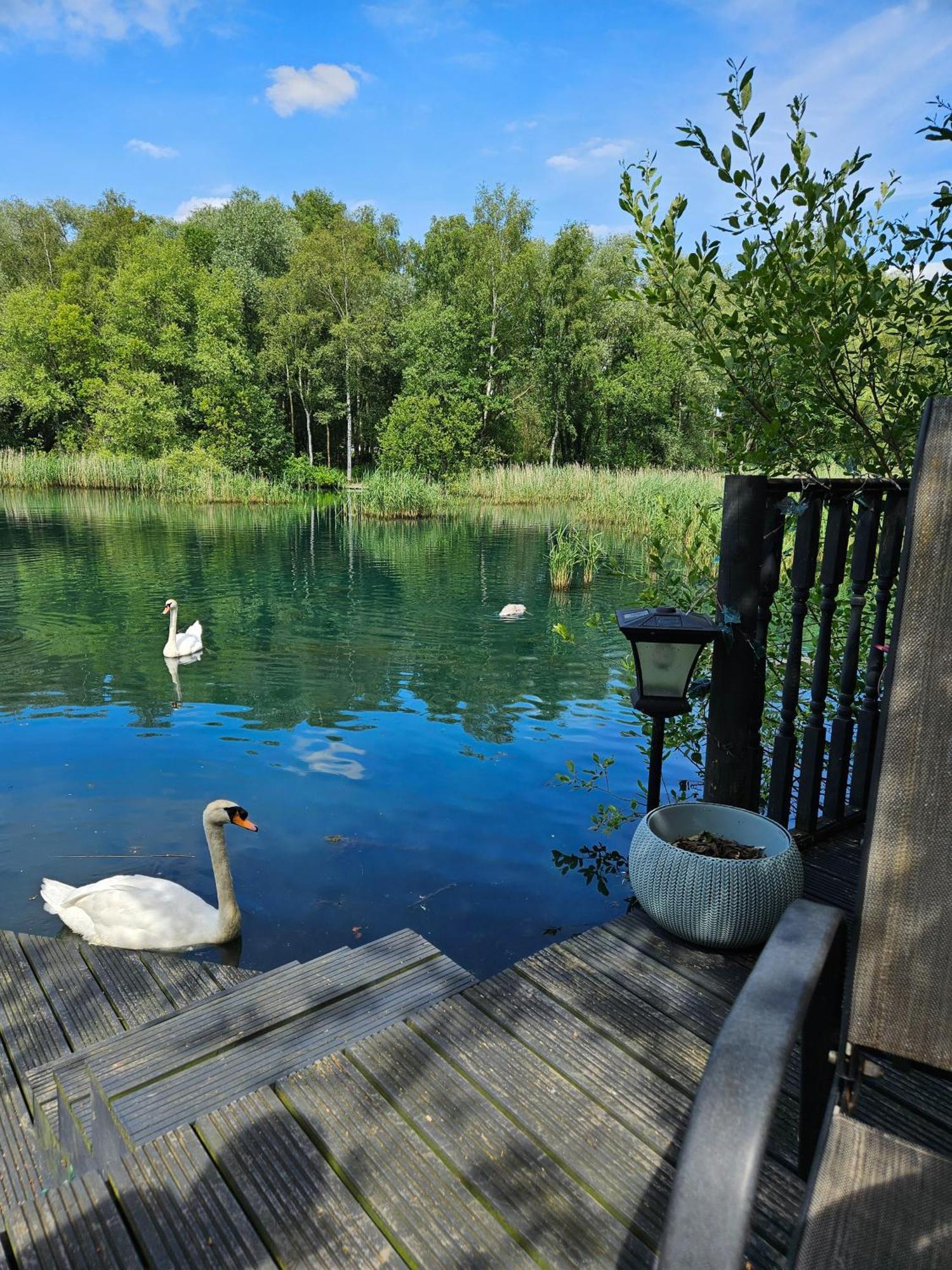 Luxury Lakeside Caravan With Hottub And Private Fishing Peg, Tattershall Lakes Buitenkant foto